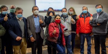 Reunión con Presidentes de las Organización de Usuarios del Agua de la zona, donde asistieron los 5 diputados de la Región de Ñuble